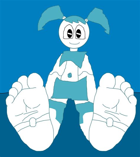 Jennys Robot Feet Tease By Johnroberthall On Deviantart