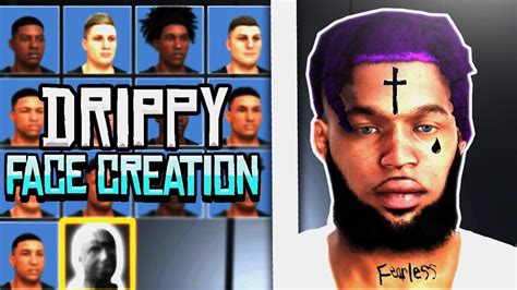 New Drippy Face Creation Nba 2k22 Best Face Creation Youtube