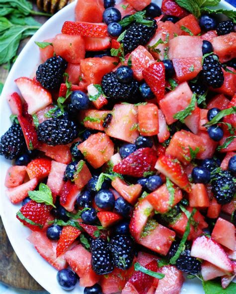 Berry Watermelon Fruit Salad Southern Discourse