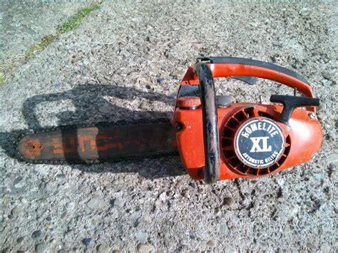 Vintage Homelite Xl Automatic Oiler Vintage Tools Chainsaws Chainsaw