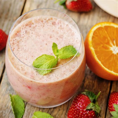 Strawberry Orange Smoothie Recipe No Calorie Sweetener And Sugar