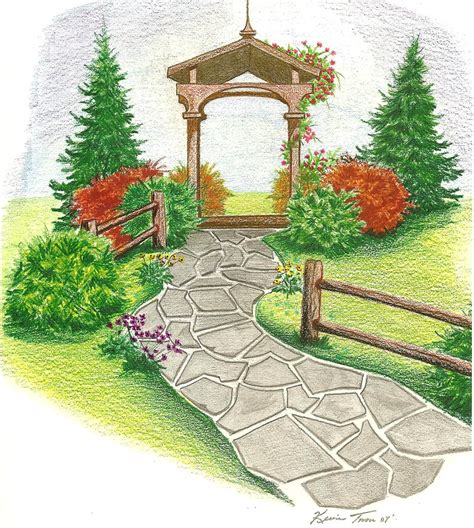Simple Garden Drawing Images Here Students Use Loops To Create