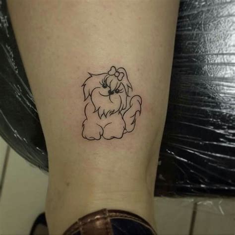 Maltese Tattoo Small Dog Tattoos Love Tattoos Mini Tattoos Body Art