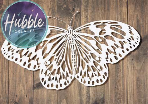 Butterfly Paper Cutting Template Etsy