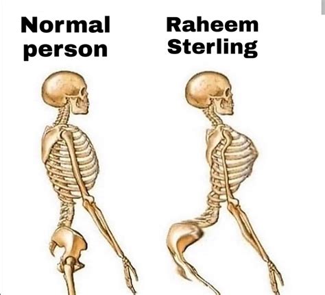 Sterling running away in fpl captaincy race. Raheem Sterling's Skeleton - Pulledmygroin: The Worst in ...