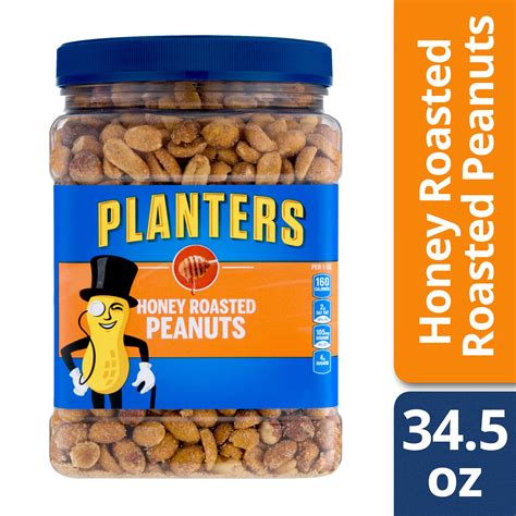 Planters Honey Roasted Peanuts 345 Oz Jar