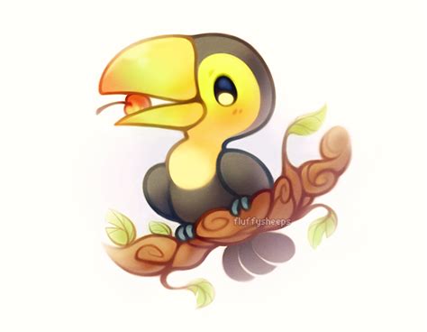 Little Baby Toucan Cute Art Cute Animal Drawings Kawaii Drawings