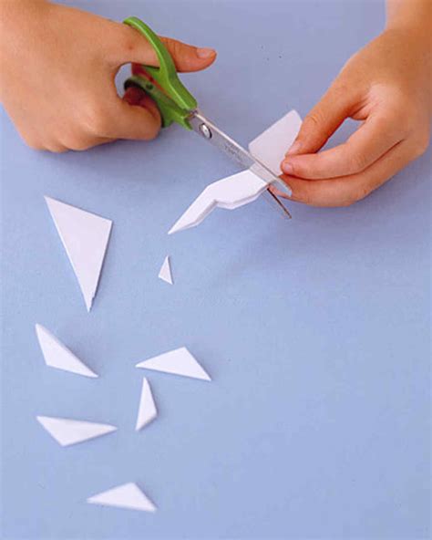 Three little tubes open up at the top of the aorta. How to Make Paper Snowflakes | Martha Stewart
