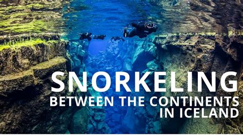 Snorkeling And Diving Between The Tectonic Plates In Iceland Youtube