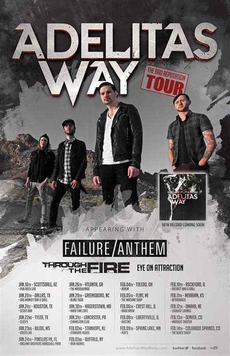 Adelitas Way Announces Dates Of The Bad Reputation Tour And Premiere