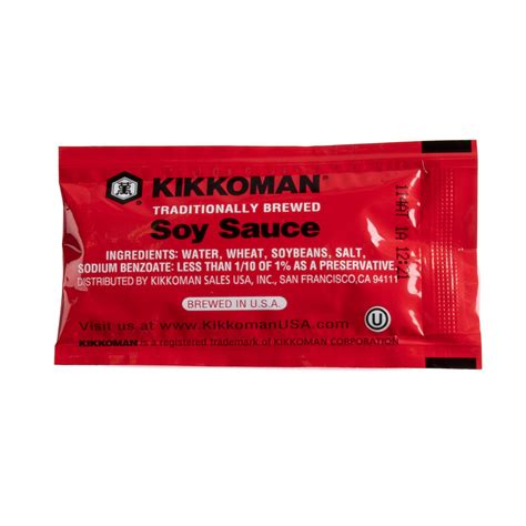 Kikkoman Soy Sauce Packets 6 Ml 500case