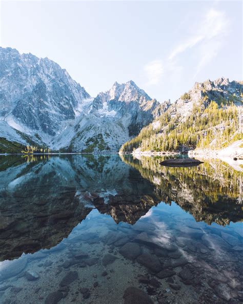 Mid Morning Reflecky At Colchuck Lake In The Enchantments 4000x5000