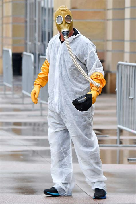 Howie Mandel Wears Hazmat Suit To Agt Taping Amid Coronavirus Outbreak