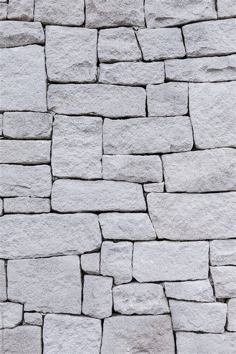 Stacked Stone Wall Background By Stocksy Contributor Shikhar