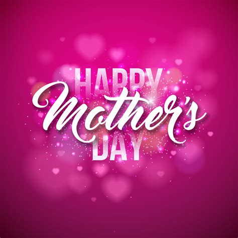 Hang 'em on walls, drape them on beds, divide a room, hide your secret stuff. Happy Mothers Day Greeting card with hearth on pink background. Vector Celebration Illustration ...