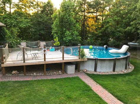 Pool Deck Ideas Partial Deck The Pool Factory Swimming Pool Decks