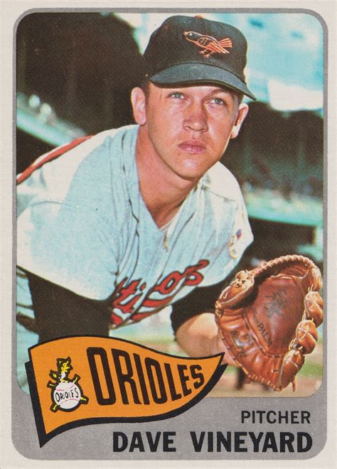 1965 Topps 169 Dave Vineyard Baltimore Orioles