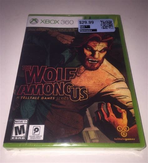 The Wolf Among Us Microsoft Xbox 360 2014 Video Game M 17 New Free