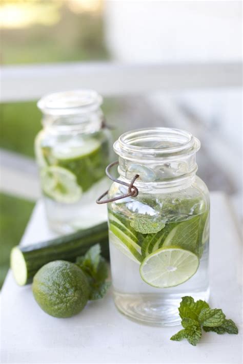 Lime Cucumber Mint Water Recipe