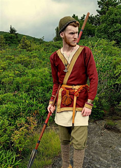 in a complete break from the “typical” norse tunic style two tunics were discovered in birka