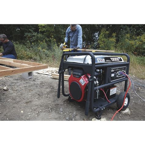 Northstar Portable Generator — 13000 Surge Watts 10500 Rated Watts