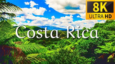 Flying Over Costa Rica 8k Video Ultra Hd Relax 8k Youtube