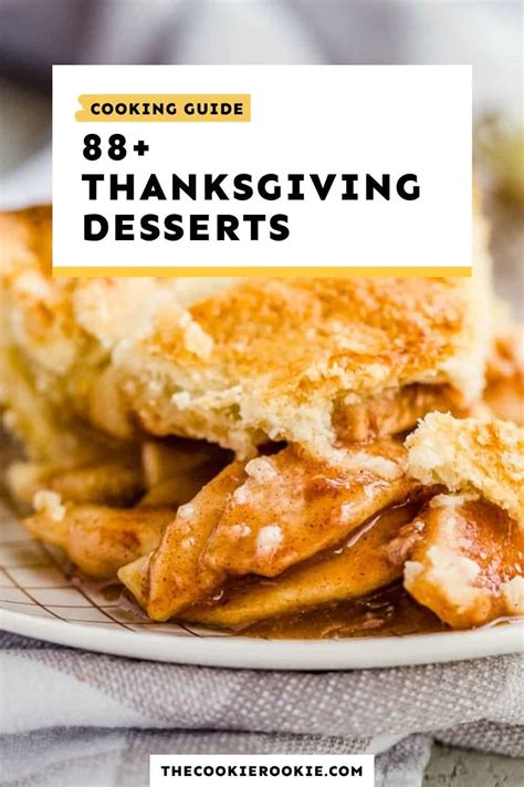 40 easy thanksgiving desserts the cookie rookie®