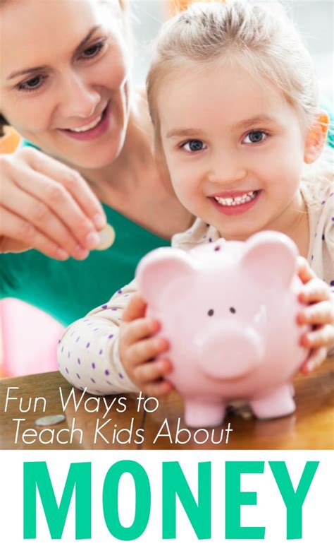 35 Ways To Teach Kids About Money One Time Through