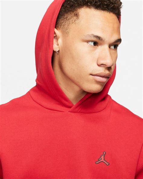 Jordan Essentials Mens Fleece Pullover Hoodie Rojo Da9818 687 Comprar