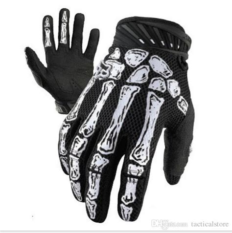 Tactical Airsoft Ghost Claw Full Finger White Skeletons Motorcycle