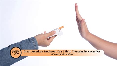 great american smokeout november 21 2024 national day calendar