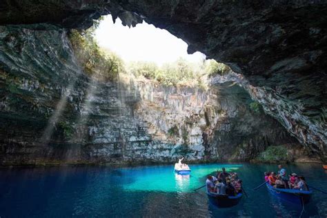 Private Sightseeing Melissani Lake And Myrtos Swim Stop Getyourguide