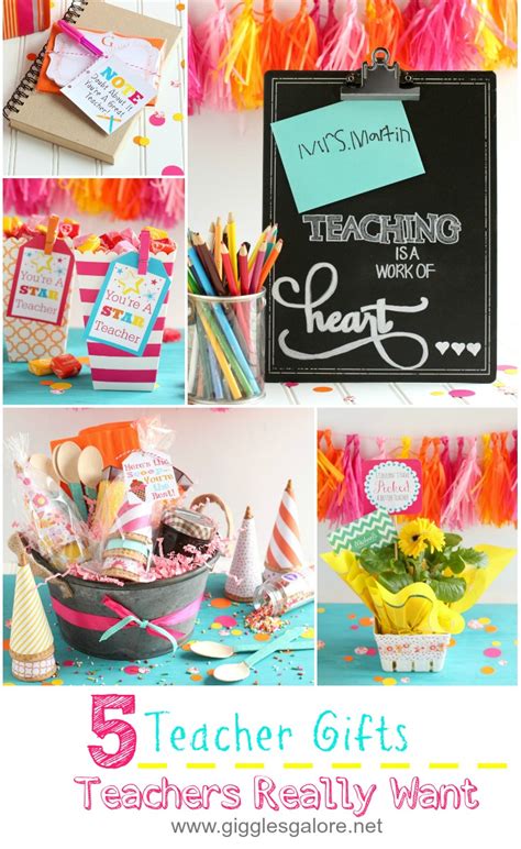 5 Teacher Gifts Teachers Really Want