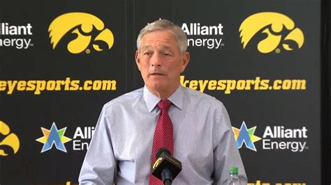 Kirk Ferentz Weekly Press Conference Youtube