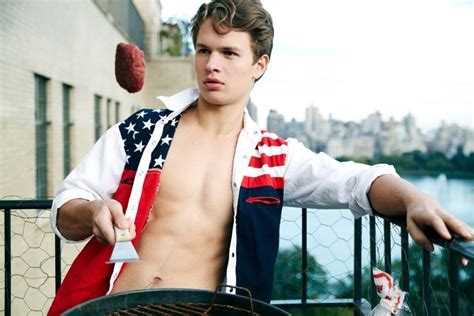 Ansel Elgort X Flippin Burgers X Abs Pack Celebrity Bodies Ansel Elgort Games For Teens Happy
