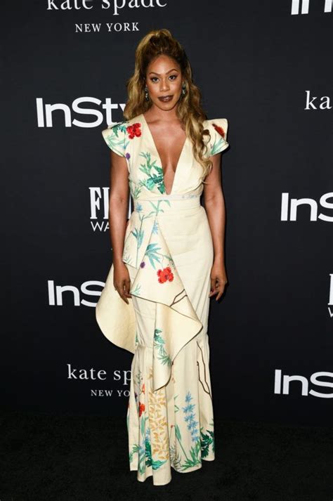 Laverne Cox In Johanna Ortiz At The 2018 InStyle Awards 2018 Awards