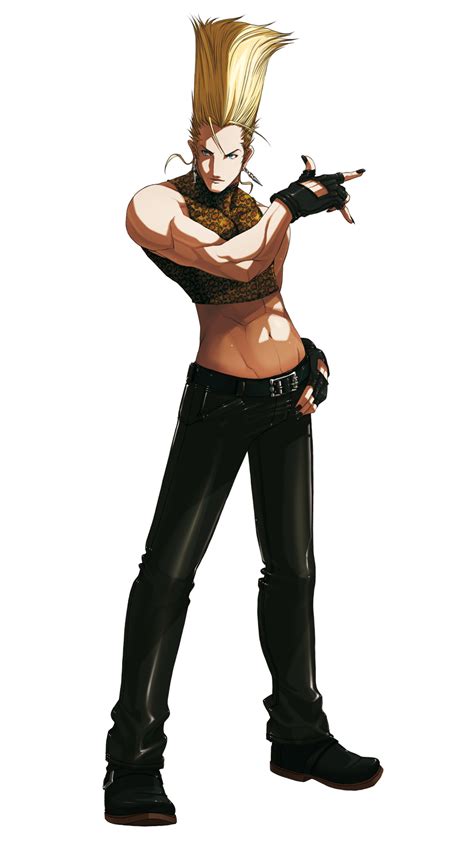 The original king of fighters hero (art of fighting and it's sequels didn't take place during king of fighters tournaments, but fatal fury and fatal fury 2 did. Benimaru Nikaido (The King of Fighters)