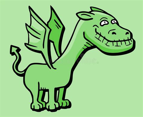 Green Dragon Stock Vector Illustration Of Magic Funny 42710649