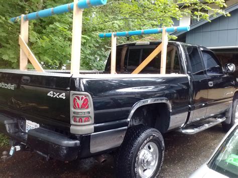 Easy Homemade Canoe Kayak Ladder And Lumber Rack For Your Pickup Truck