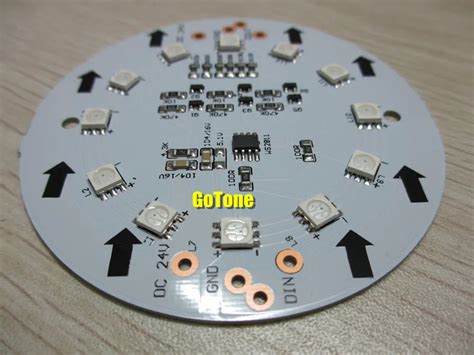 2pcs Circuit Board Ws2811 10mm 5050 Smd 12 Leds Light Full Color Spot