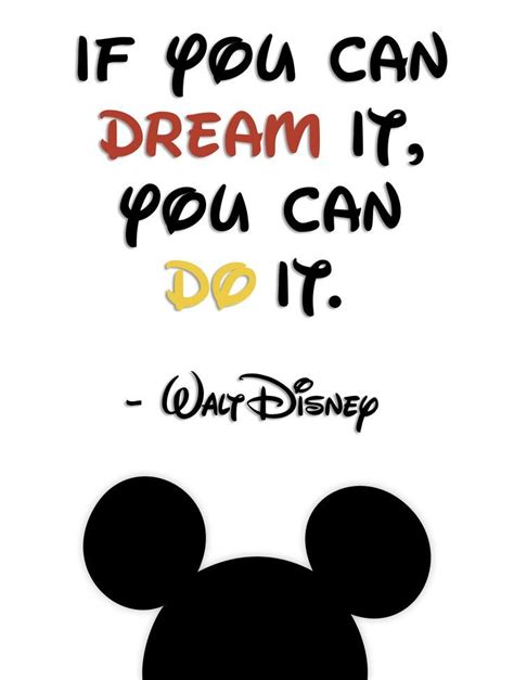 disney thought if you can dream it you can do it disney motivational quotes walt disney