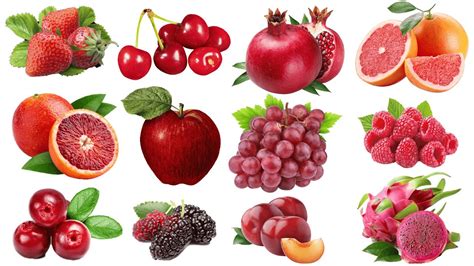 Red Fruit Red Fruits Name Red Fruits In English Fruits Vocabulary