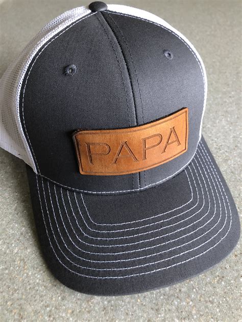 Papa Hat For Fathers Day T Richardson Trucker Hat With Leather