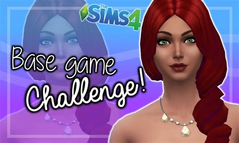 The Sims 4 Base Game Challenge Create A Sim Youtube