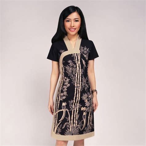 Batik Kultur Baju Kain Batik Tulis By Dea Valencia In 2020 Fashion Kain Batik High Neck Dress