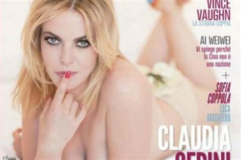 La Sexy Claudia Gerini A 40 Anni Nuda Per Playboy
