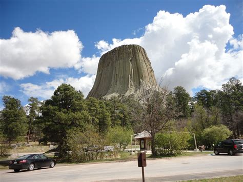 Devils Tower As Seen From Devils Tower National Monument Headquarters