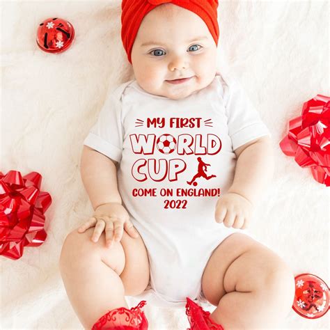 My First World Cup Come On England 2022 Bodysuit Its Etsy