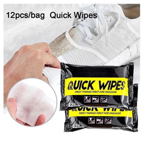 Buy Quick Wipes Leather Shoe Polish White Shoes Cleaning Wet Wipes No