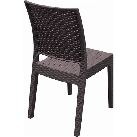 Wicker wood wood composite wrought iron adirondack chairs arm chairs armless chairs bistro chairs club chairs corner chairs folding chairs patio conversation. Compamia Florida Wicker Armless Dining Chair Pair - Wicker ...